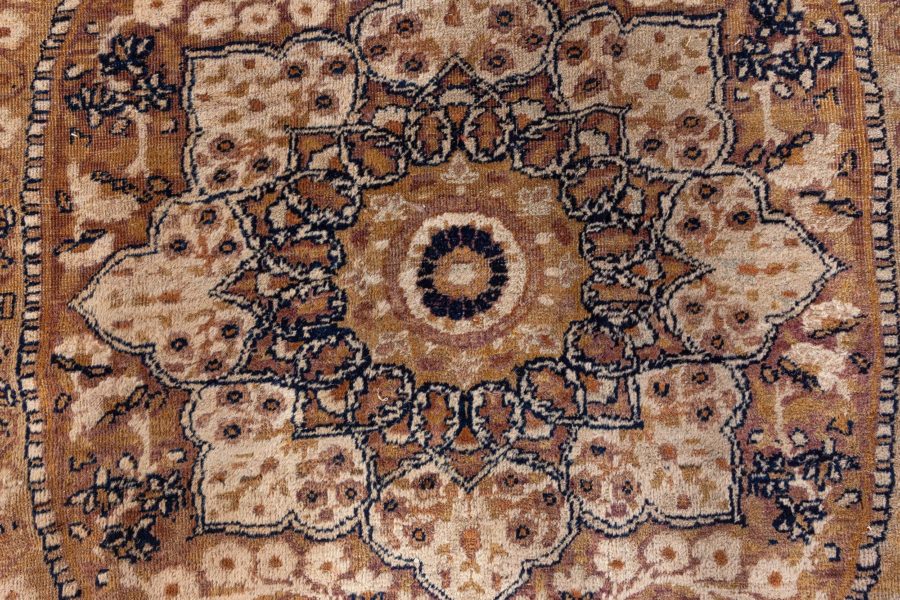 Oversized Authentic 19th Century Persian Kirman Handmade Wool Carpet BB8506