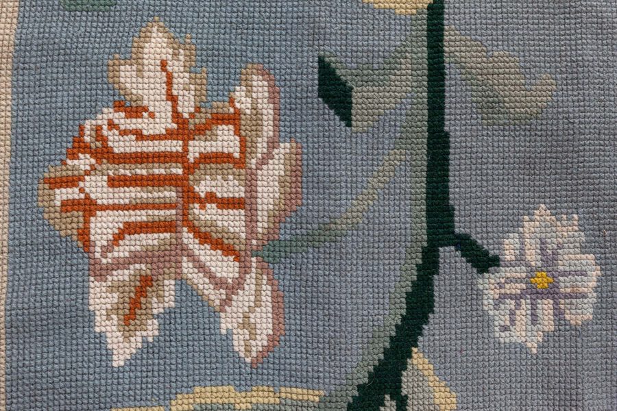 One-of-a-kind Vintage Portuguese Needlepoint Carpet BB8510
