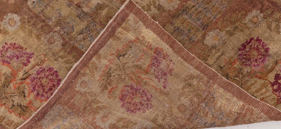 1800s French Savonnerie Hand Knotted Wool Rug BB8517