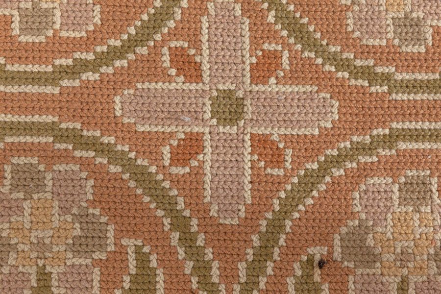 Extra Large Antique Portuguese Needlework Area Rug BB8521