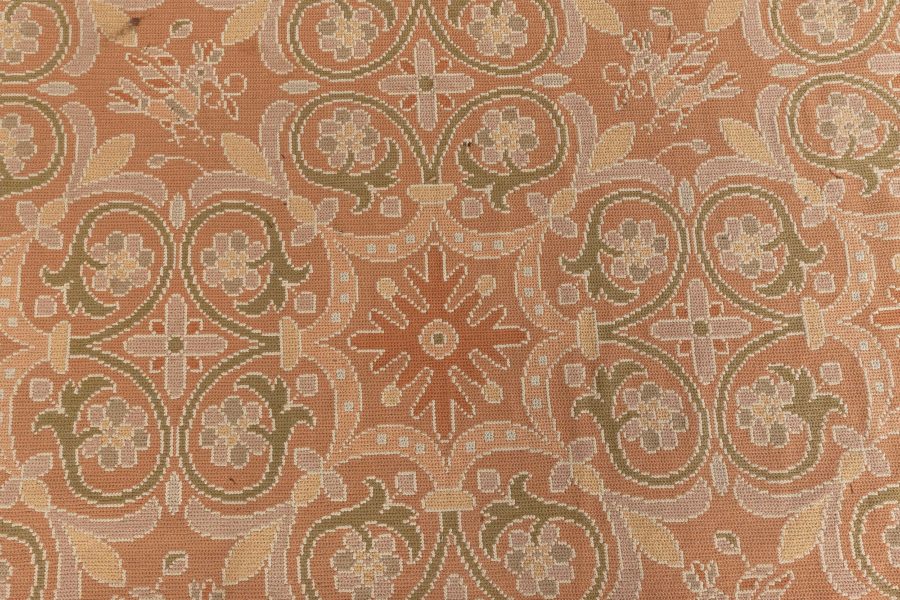 Extra Large Antique Portuguese Needlework Area Rug BB8521