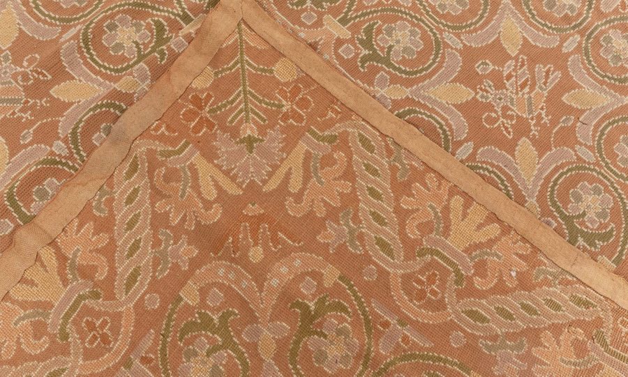 Extra Large Antique Portuguese Needlework Area Rug BB8521