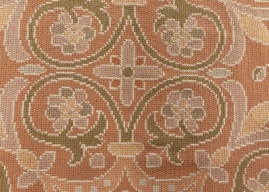 Extra Large Antique Portuguese Needlework Area Rug BB8521