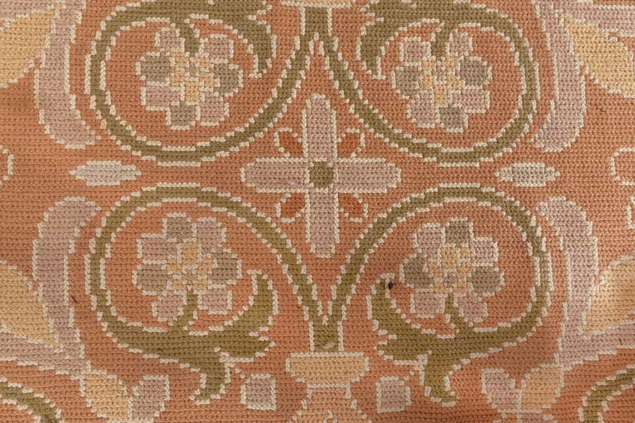 Extra Large Antique Portuguese Needlework Area Rug BB8521