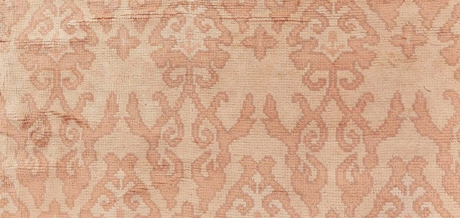 Vintage Spanish Camel Background Handmade Wool Carpet BB8523