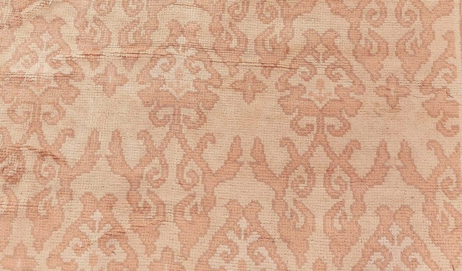 Vintage Spanish Camel Background Handmade Wool Carpet BB8523