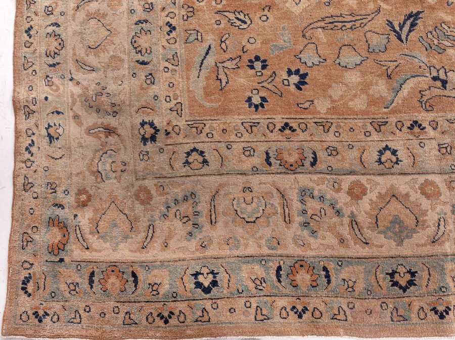 Fine Antique Persian Meshad Handmade Wool Rug BB8528