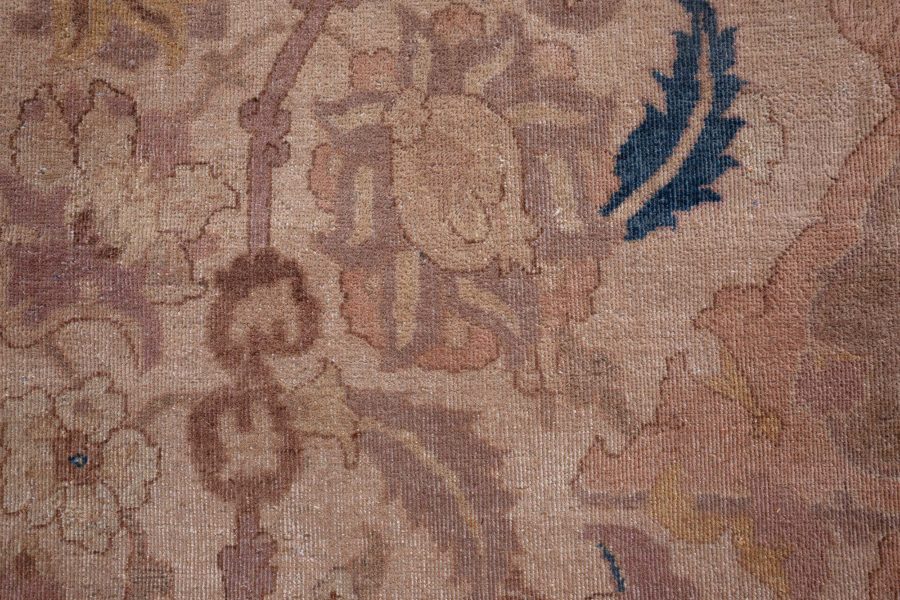 Antique Indian Bold Handmade Wool Rug BB8541