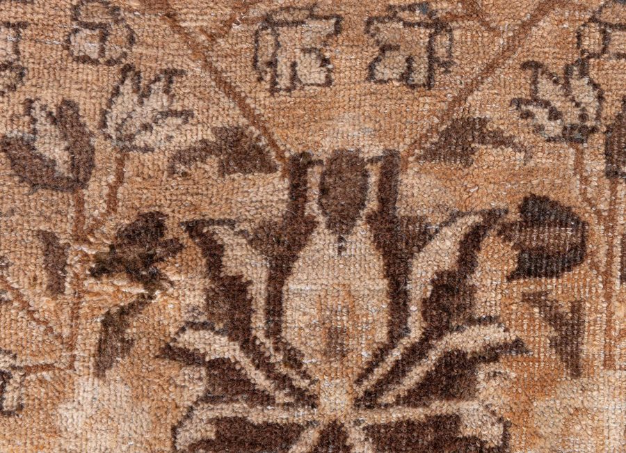 Antique Persian Meshad Handmade Wool Rug BB8543