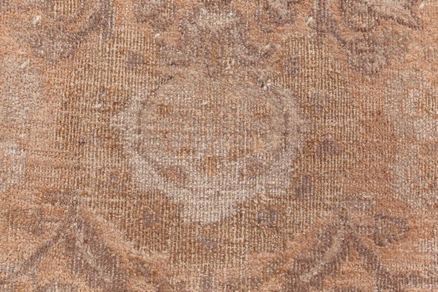 Antique Persian Tabriz Botanic Handmade Wool Rug BB8558