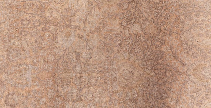 Antique Persian Tabriz Botanic Handmade Wool Rug BB8558