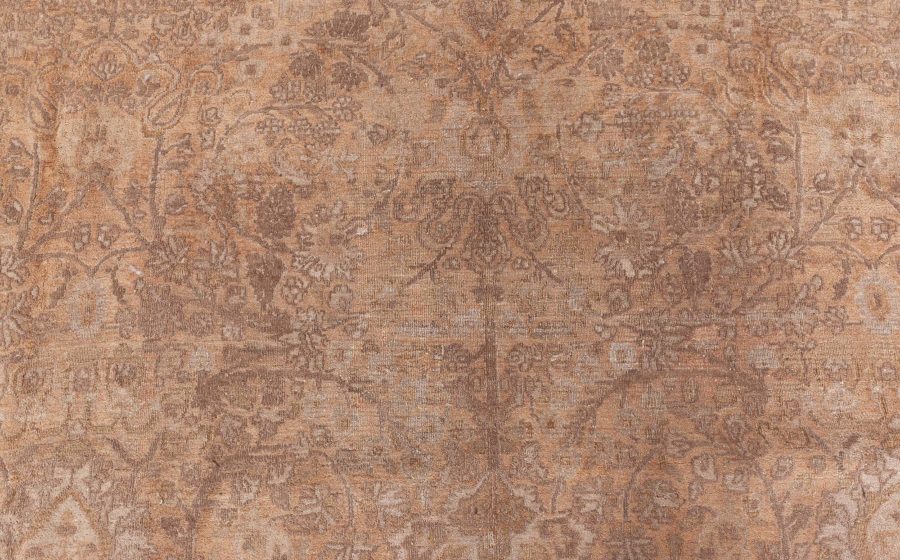 Antique Persian Tabriz Botanic Handmade Wool Rug BB8558