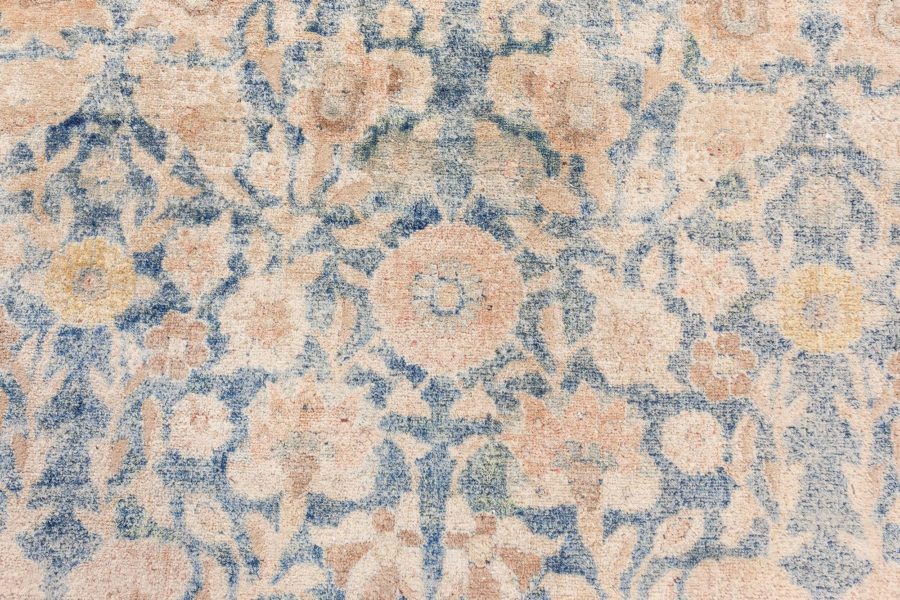 Antique Persian Tabriz Botanic Handmade Wool Rug BB8564