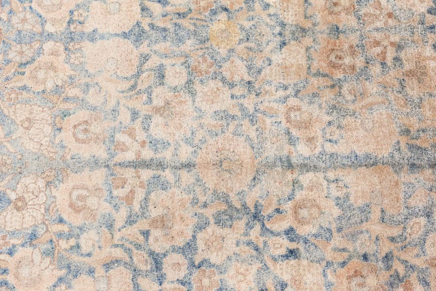 Antique Persian Tabriz Botanic Handmade Wool Rug BB8564