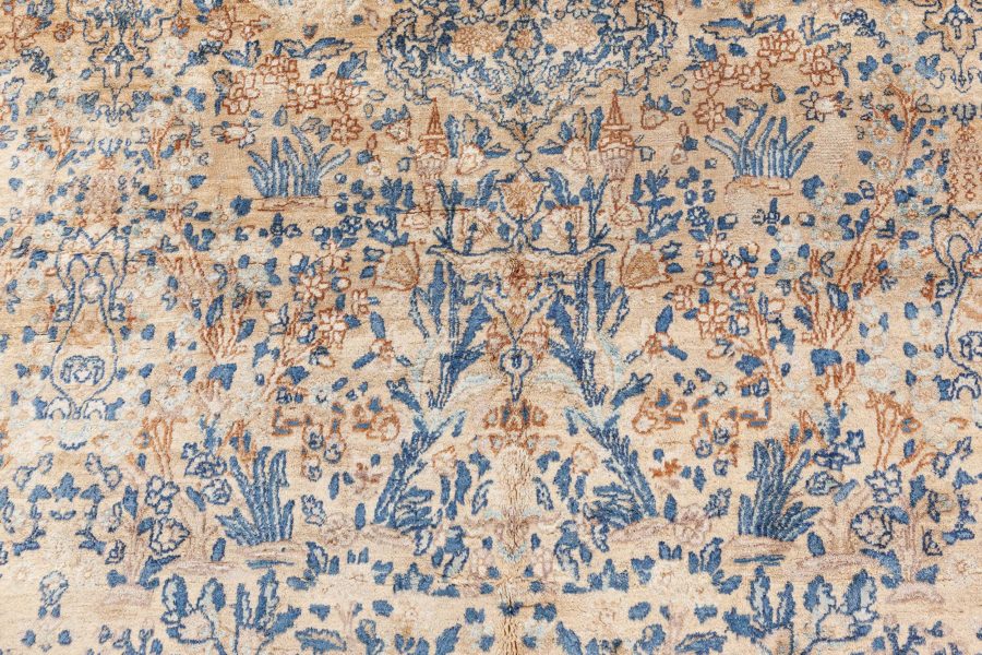 Fine Antique Persian Kirman Handmade Wool Rug BB8566