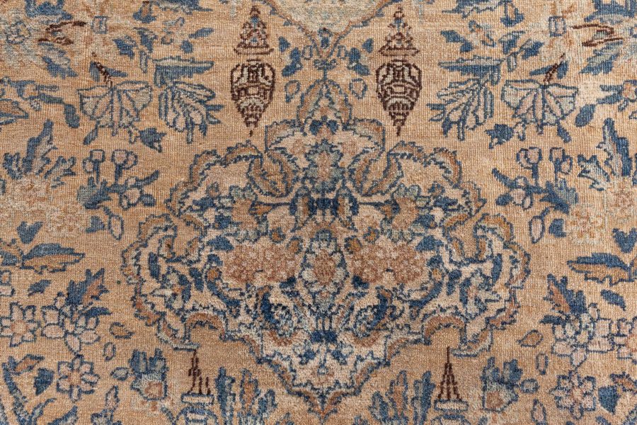 Fine Antique Persian Kirman Handmade Wool Rug BB8566