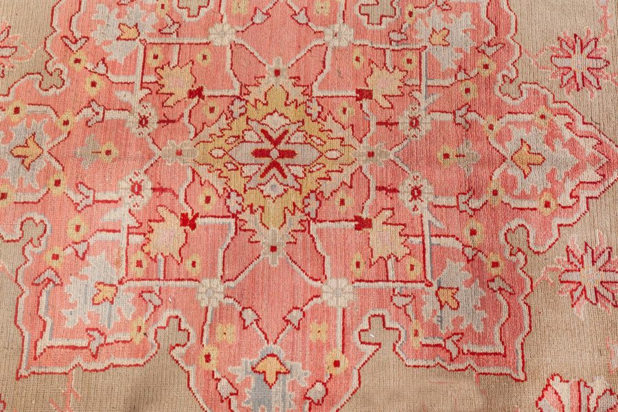 Antique Turkish Oushak Rug BB8572