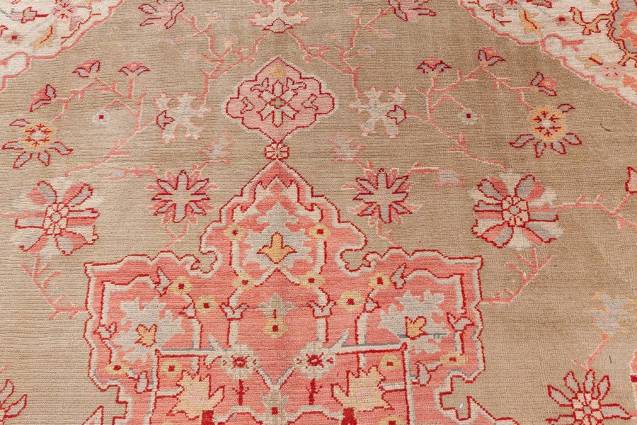 Antique Turkish Oushak Rug BB8572