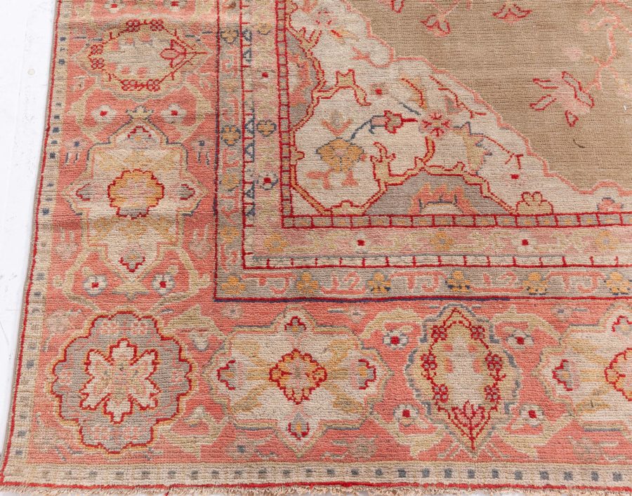 Antique Turkish Oushak Rug BB8572