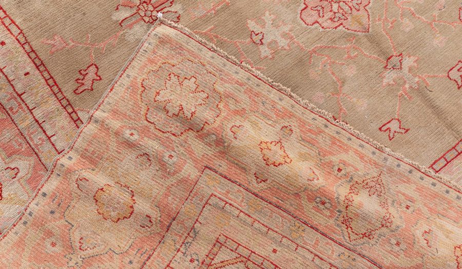 Antique Turkish Oushak Rug BB8572