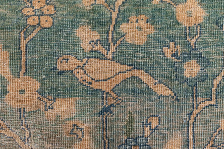 Fine Antique Indian Handmade Wool Rug BB8574