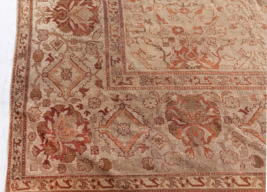 Fine Antique Indian Amritsar Handmade Wool Rug BB8575