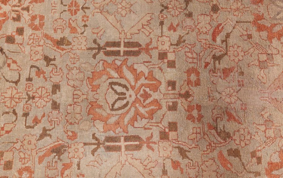Fine Antique Indian Amritsar Handmade Wool Rug BB8575