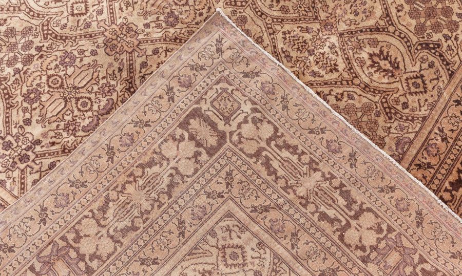 Fine Antique Indian Amritsar Brown Carpet BB8579