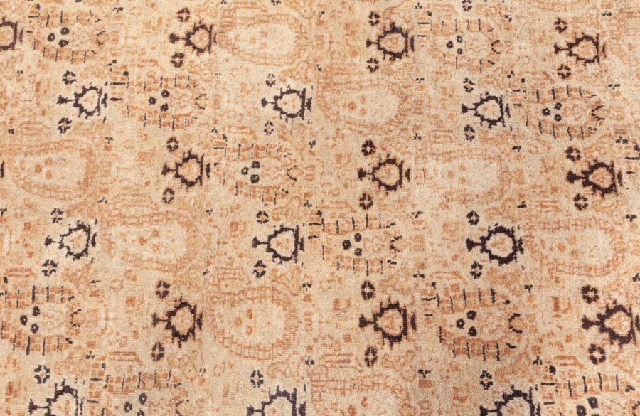 Large Vintage Indian Agra Handmade Wool Rug BB8581