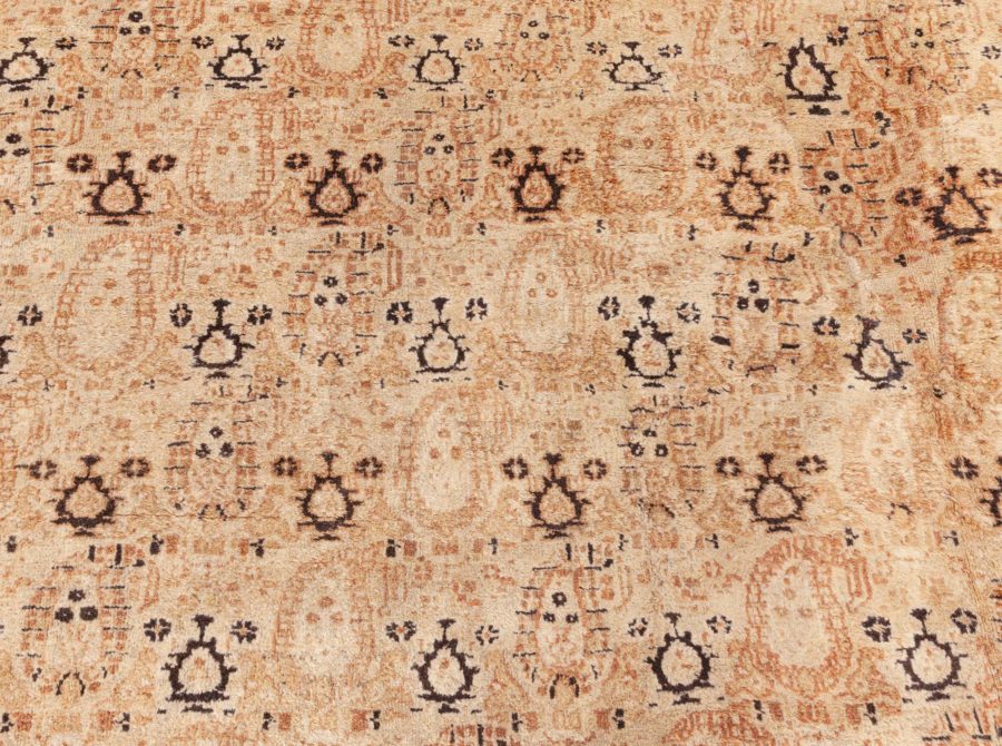 Large Vintage Indian Agra Handmade Wool Rug BB8581