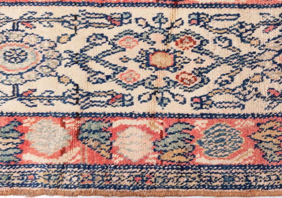 Authentic Persian Malayer Botanic Handmade Wool Rug BB8583