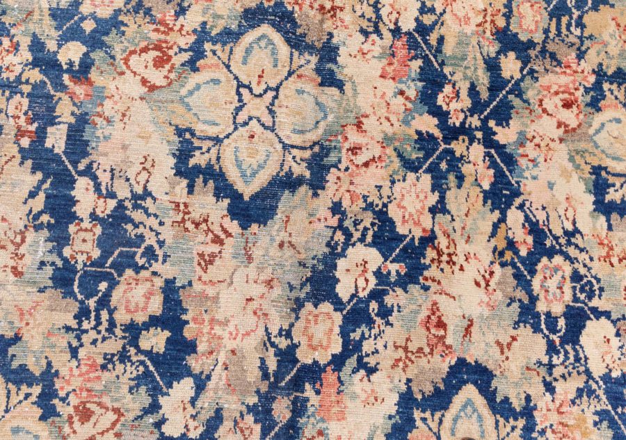 Authentic Persian Malayer Botanic Handmade Wool Rug BB8583