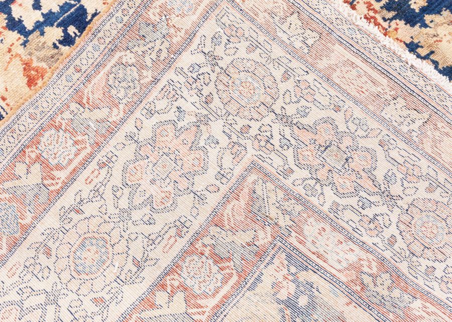 Authentic Persian Malayer Botanic Handmade Wool Rug BB8583