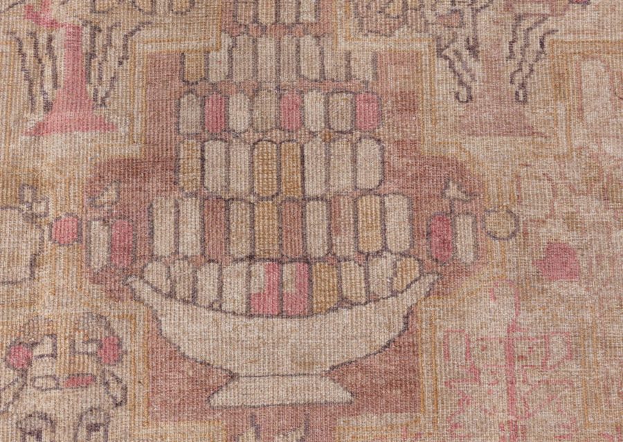 Authentic Persian Kirman Hand Knotted Wool Rug BB8586