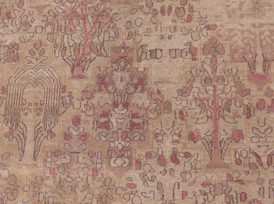 Authentic Persian Kirman Hand Knotted Wool Rug BB8586