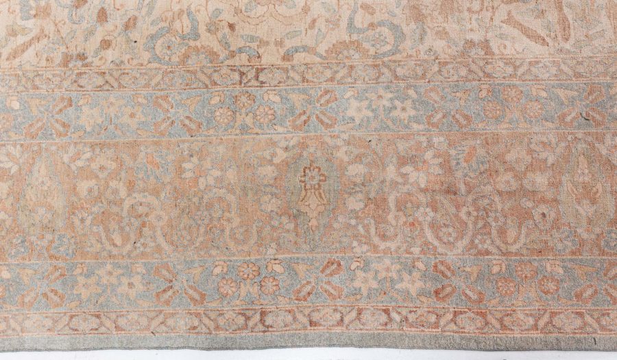 Fine Antique Persian Tabriz Handmade Wool Rug BB8591