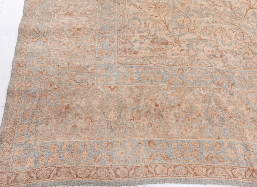 Fine Antique Persian Tabriz Handmade Wool Rug BB8591