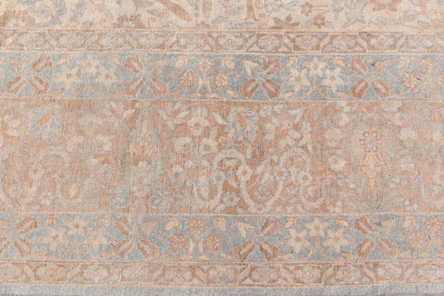 Fine Antique Persian Tabriz Handmade Wool Rug BB8591