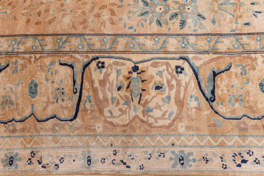 One-of-a-kind Oversized Antique North Indian Handmade Wool Rug BB8593