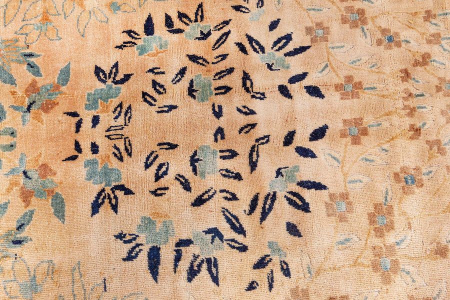 One-of-a-kind Oversized Antique North Indian Handmade Wool Rug BB8593