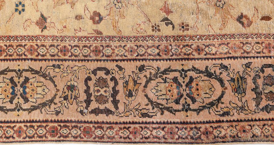 Authentic Persian Sultanabad Handmade Wool Rug BB8598