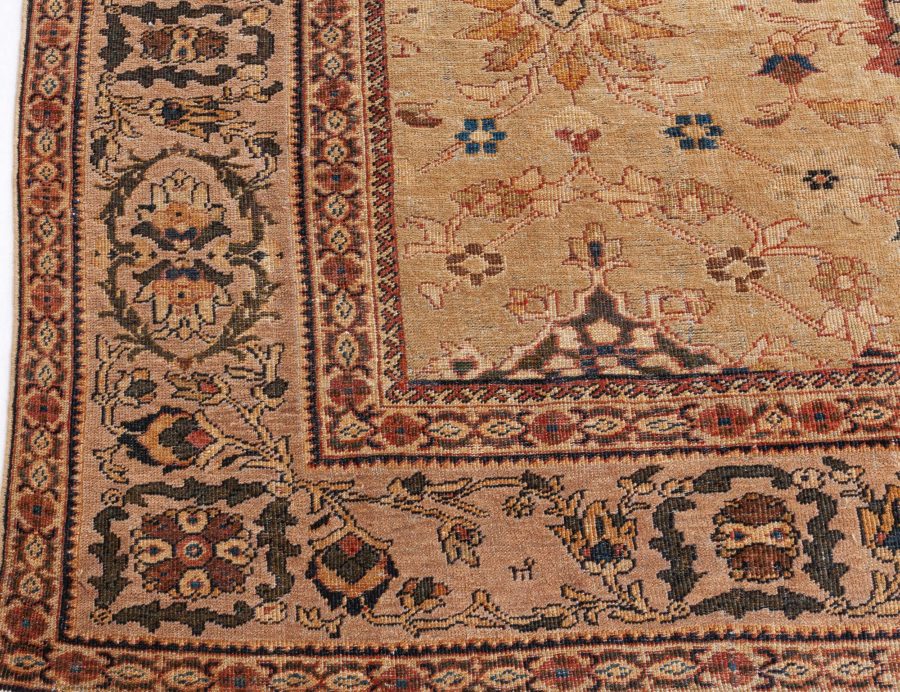Authentic Persian Sultanabad Handmade Wool Rug BB8598