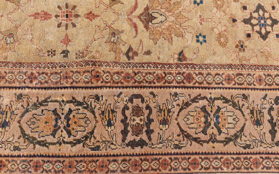 Authentic Persian Sultanabad Handmade Wool Rug BB8598