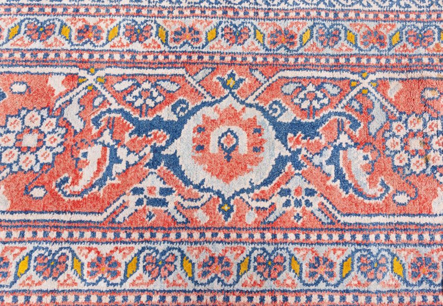 Fine Antique Indian Agra Handmade Wool Carpet BB8600