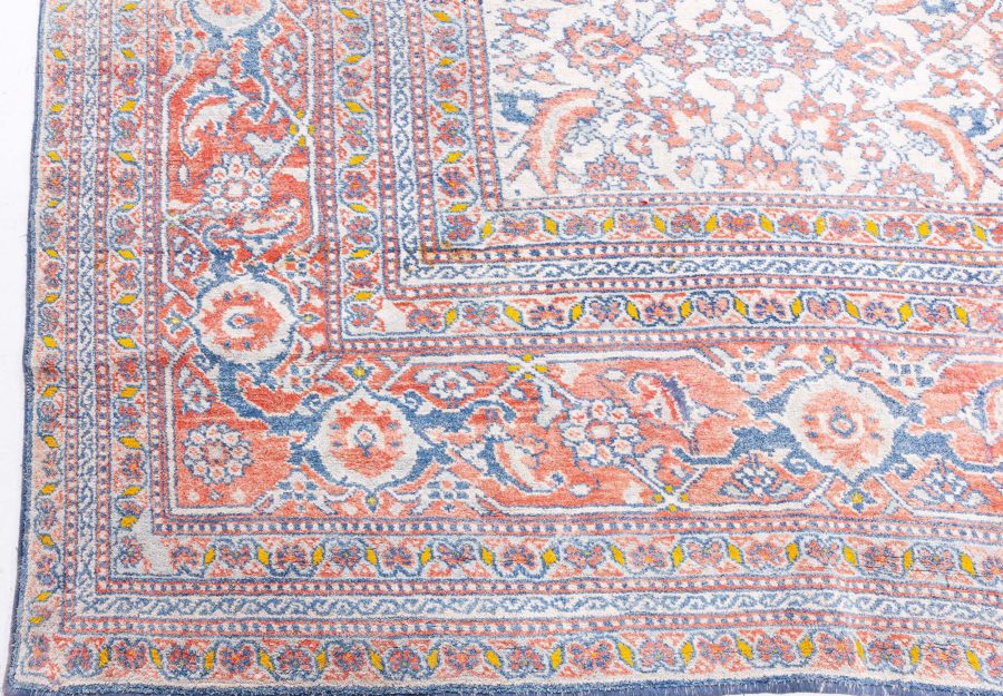 Fine Antique Indian Agra Handmade Wool Carpet BB8600