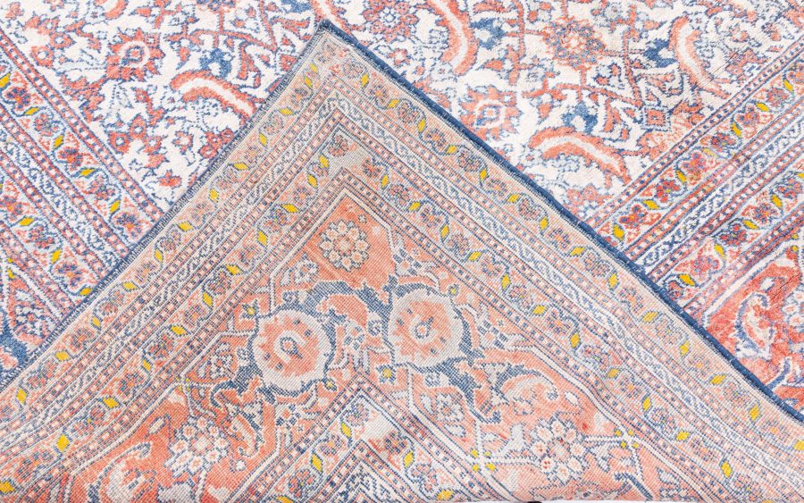 Fine Antique Indian Agra Handmade Wool Carpet BB8600