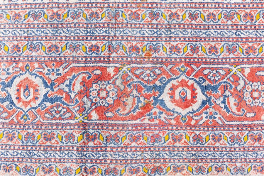 Fine Antique Indian Agra Handmade Wool Carpet BB8600