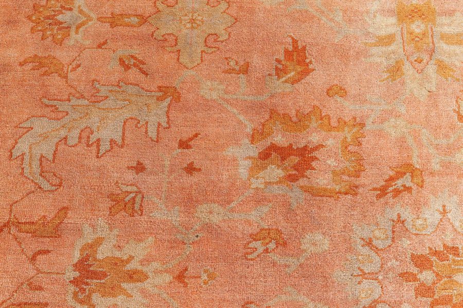 Oversized Antique Turkish Oushak Rug BB8601