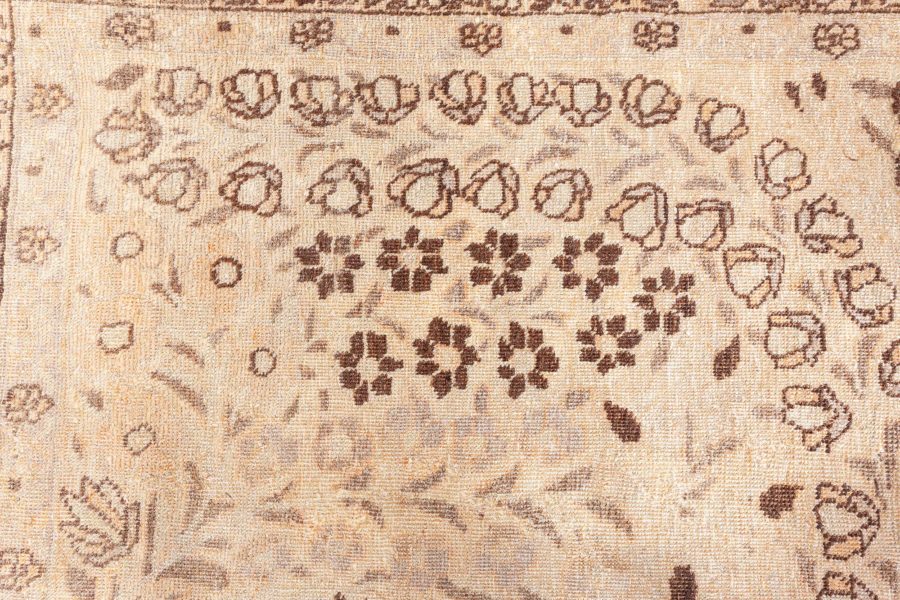 Antique Persian Tabriz Handmade Wool Rug BB8604