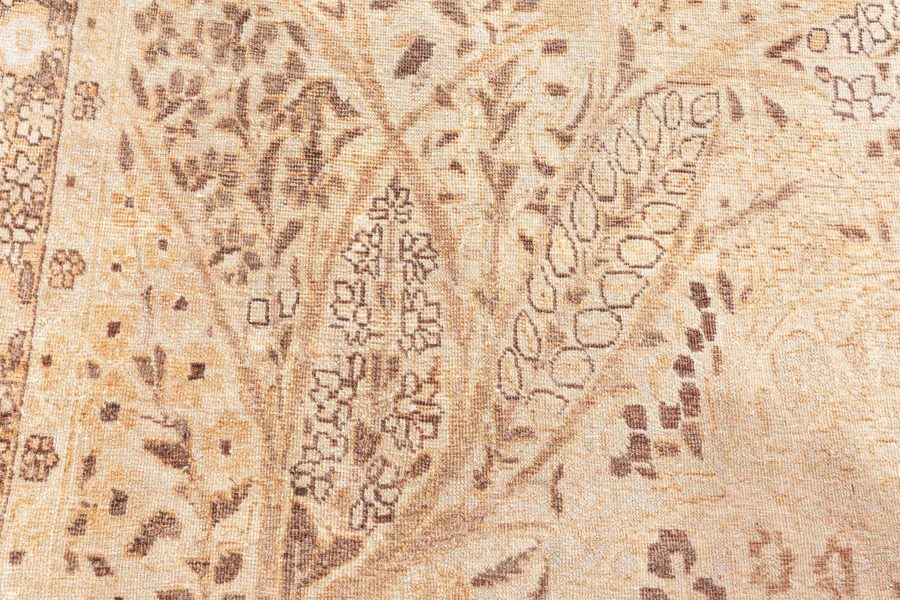 Antique Persian Tabriz Handmade Wool Rug BB8604